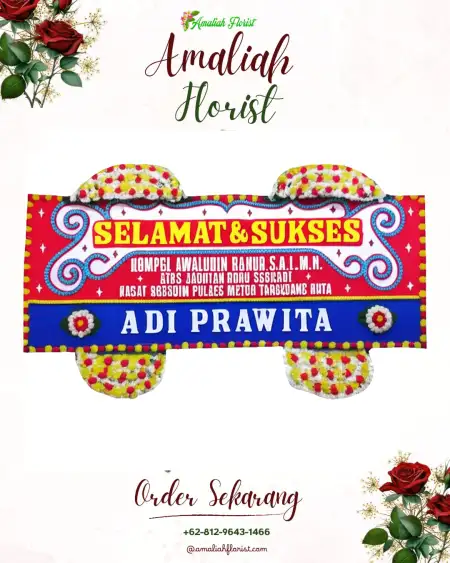 Papan Bunga Ucapan Selamat Mirigambar